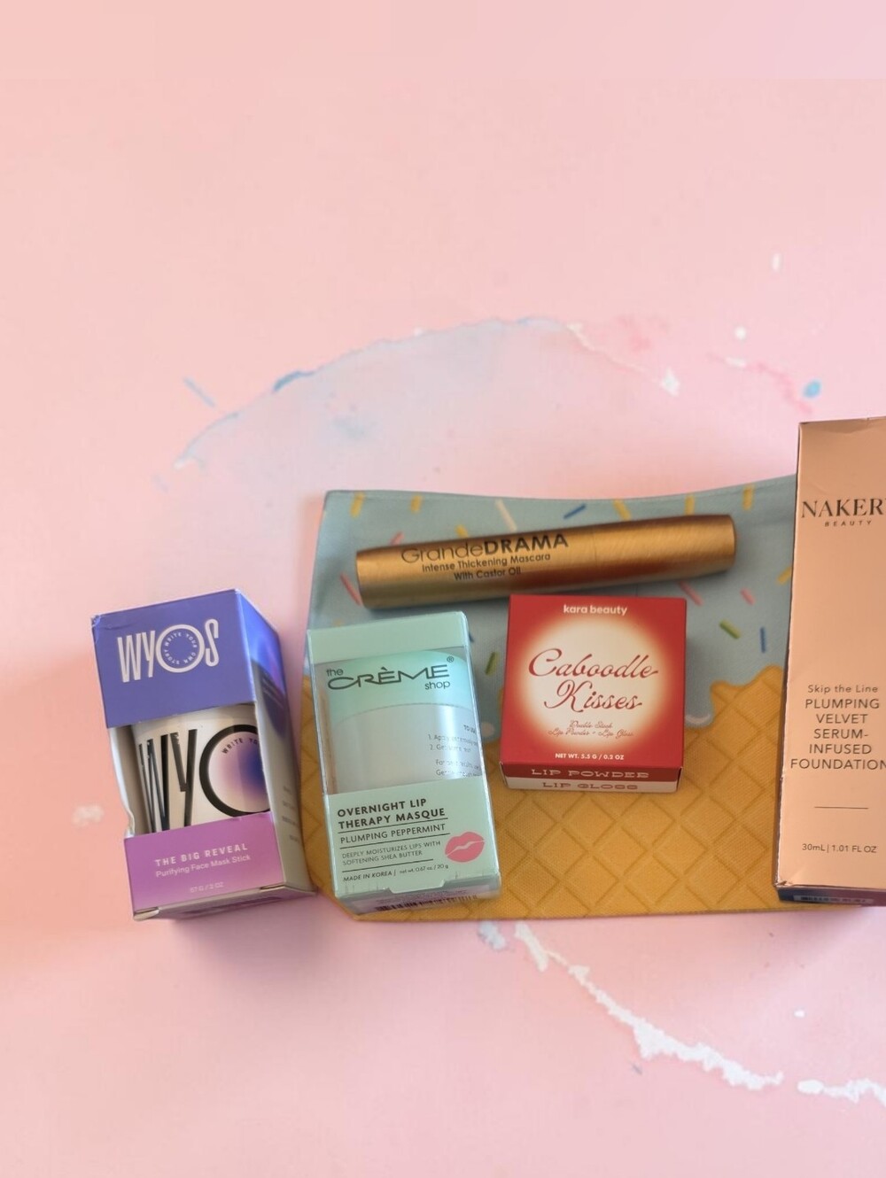 Beauty Bundle brands Included Creme shop, kara beauty, Nakery and more